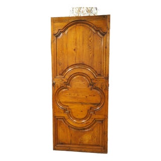 19th Century French Carved Pine Interior Door From Marseille For Sale