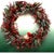 Winter Berries Door Wreath Realistic Red Cardinal‎ Egg Nest Holiday Ice Crystals For Sale - Image 14 of 15