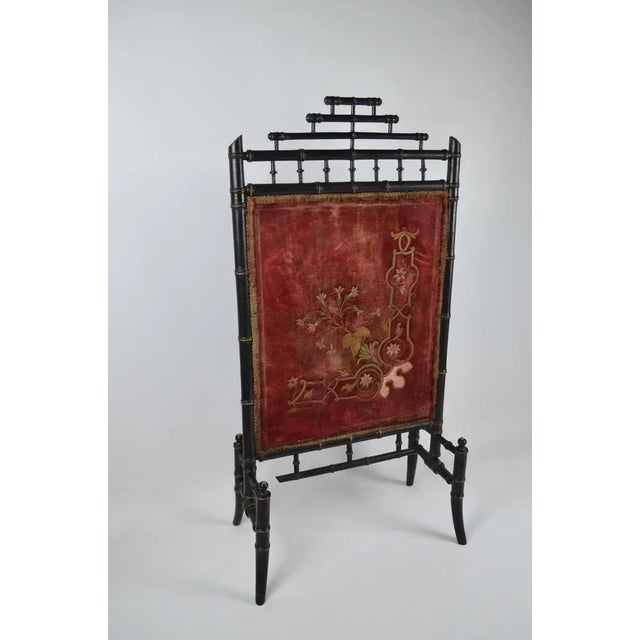 Late 19 Century French Empire Fireplace Screen For Sale - Image 12 of 13