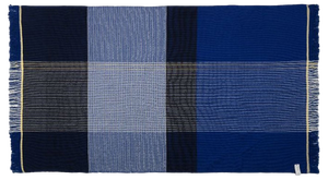 Blue Plaid in Ruana by Sebastian Herkner