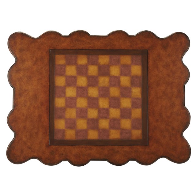 Spritely Home Accent Furniture Bianchi Traditional Game Table, Medium Brown For Sale - Image 4 of 6