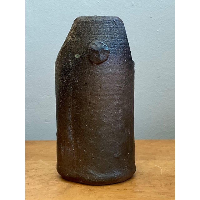 Vintage Handcrafted Earthenware Vessel For Sale - Image 4 of 12