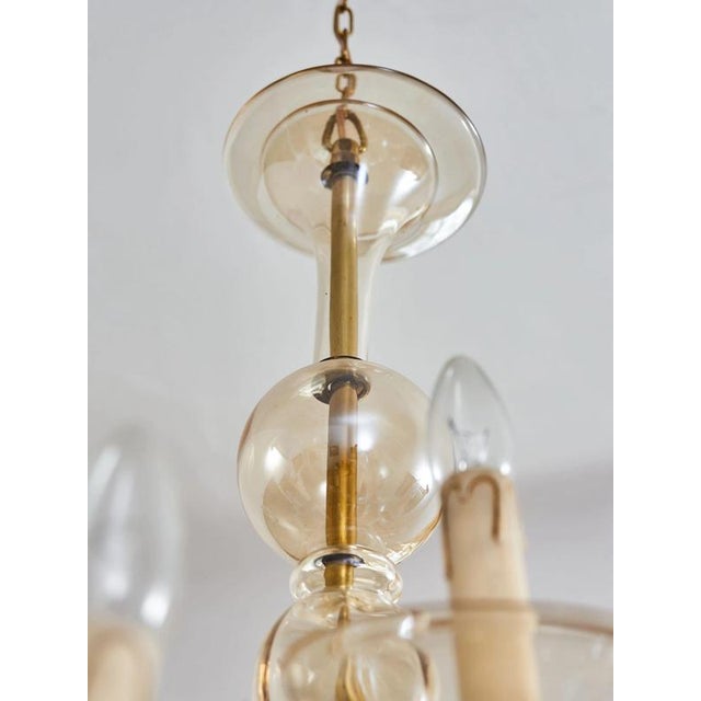 Murano Glass Chandelier, 1970s For Sale - Image 12 of 12