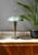 French Art Deco Verdigris Green Brass Mushroom Desk Light, 1930s For Sale - Image 6 of 18