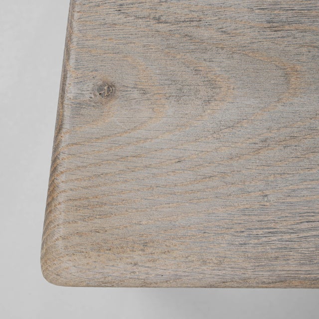 French Set Of Six 1900s French Oak Dining Chairs For Sale - Image 3 of 7