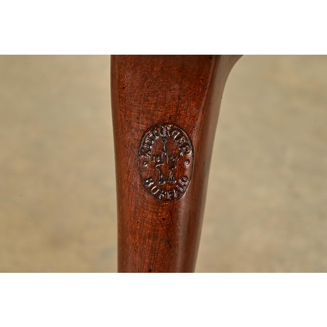 Kittinger Chippendale Carved Mahogany Open Arm Library Chairs | Pair For Sale - Image 12 of 18