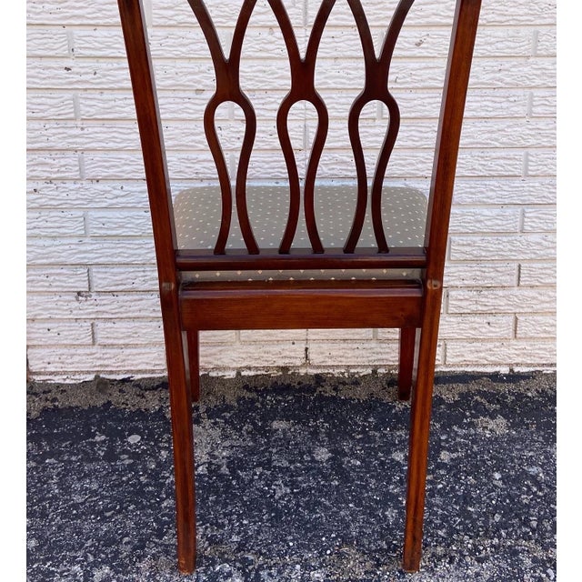 Vintage Lady Emily's Invitation Style Side Chairs For Sale - Image 4 of 10