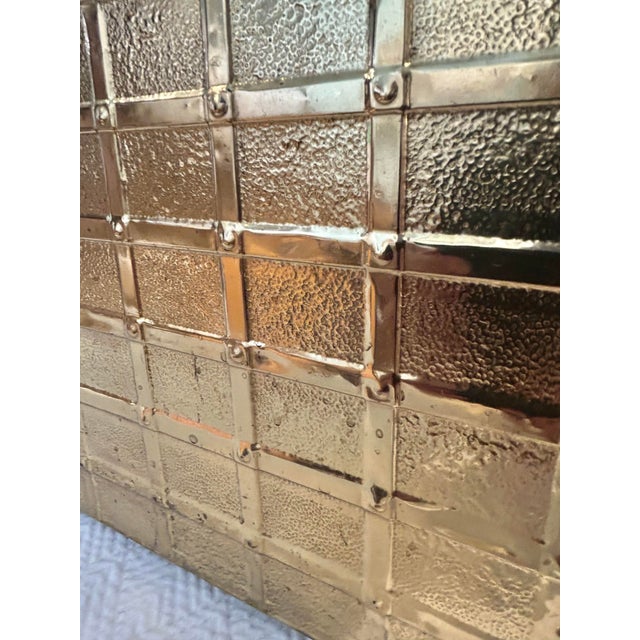1970s Vintage 1970's English Brass Clad Magazine Holder - Hollywood Regency For Sale - Image 5 of 11