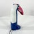Blue and Pink Toucan Lamp attributed to H.T. Huang for Huanglite, 1980s For Sale - Image 4 of 9