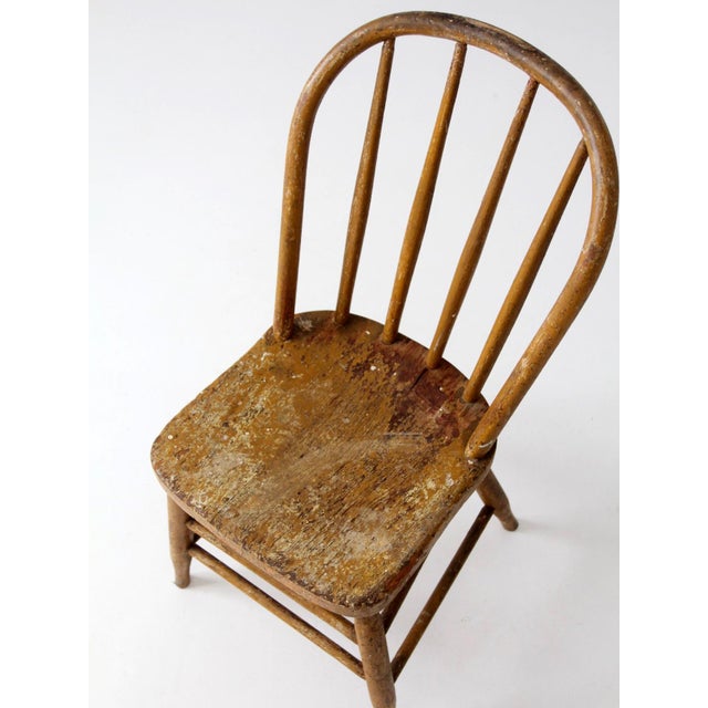 Antique Windsor Farmhouse Chair For Sale - Image 6 of 18