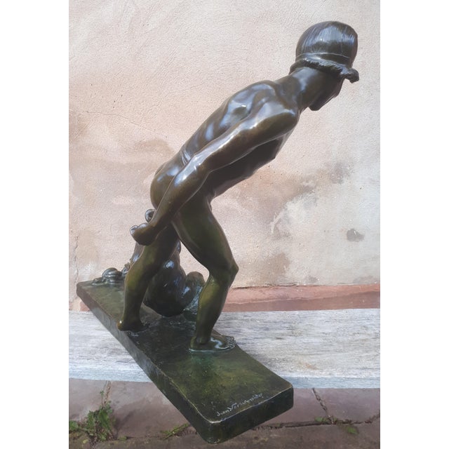 Jean Verschneider, Art Deco Sculpture, 1920s-1940s, Bronze For Sale - Image 10 of 18