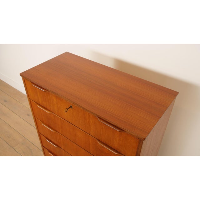 Vintage Danish Chest of Drawers in Teak For Sale - Image 4 of 11