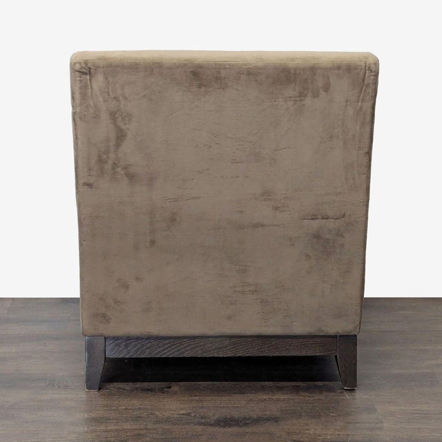 2000 - 2009 West Elm Brown Lounge Armchair – Modern and Comfortable For Sale - Image 5 of 8