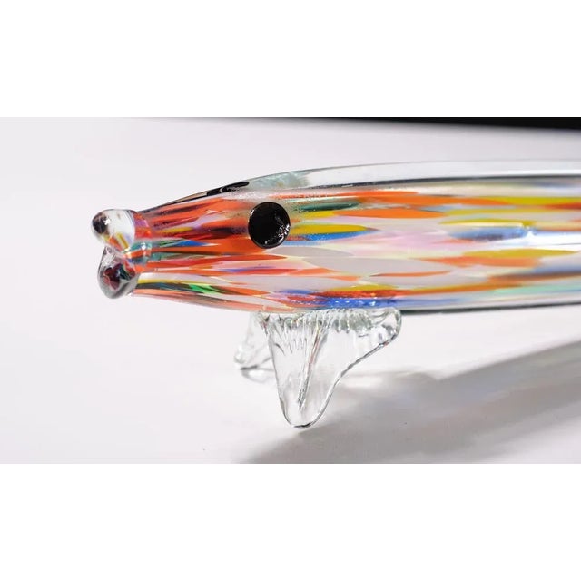 Great looking Murano Glass. Sea animal Snake or Lizard or Eel. Multi colored .1960s Very decorative piece. I have official...