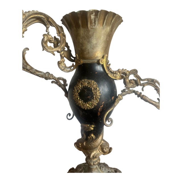 Antique Bradley and Hubbard Neptune Mantle Vase. For Sale