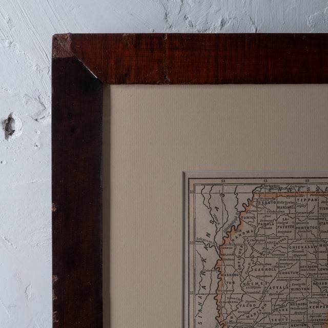 Map of Mississippi From Fanning's Illustrated Gazetteer, 1853 For Sale In Savannah - Image 6 of 6