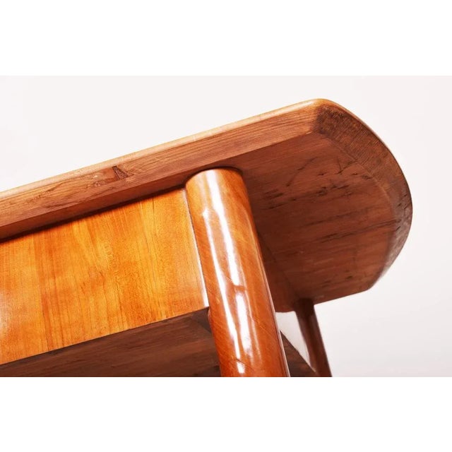 Biedermeier Writing Desk in Cherry Tree, 1830s For Sale - Image 3 of 8