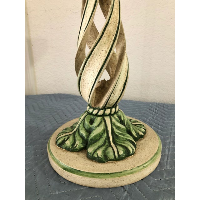 Traditional Sale 1990s Little Green Accent/Side Table Reduced For Sale - Image 3 of 5