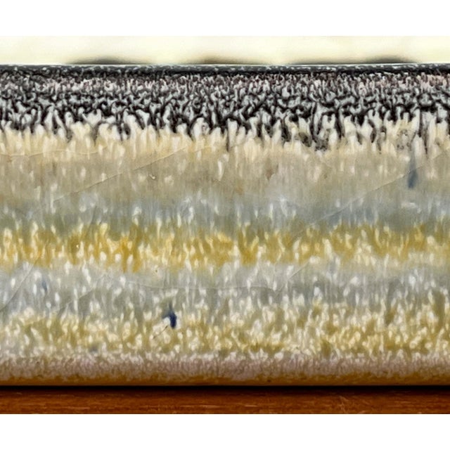 Mid-Century Modern Danish Studio Pottery Square Bowl with Flower Design from Tingkeramik, 1960s For Sale - Image 14 of 18