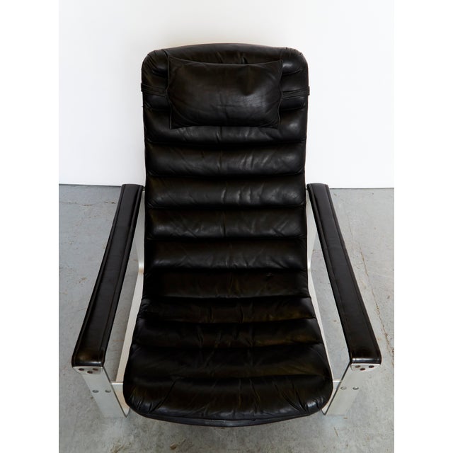 Set of Mid-Century Pulkka Lounge Chair and Ottoman by Ilmari Lappalainen for Asko, 1968 For Sale - Image 14 of 18