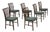 Danish Dining Chairs in Furniture Wool and Oak Wood, 1960s, Set of 6 For Sale