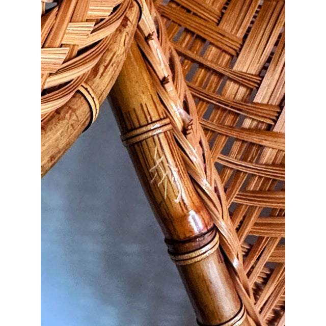 Large Striking Japanese Bamboo Sculpture Honma Hideaki For Sale - Image 10 of 18