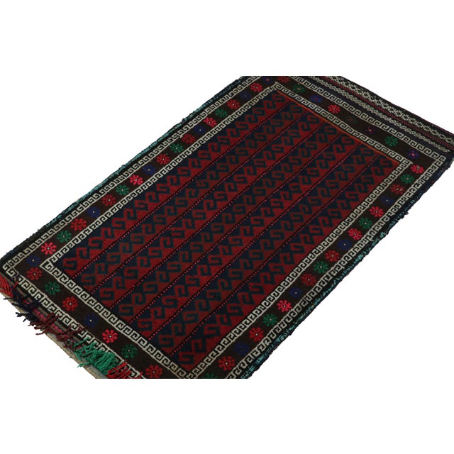 Rug & Kilim Rug & Kilim’s Baluch Tribal Rug With Colorful Geometric Patterns For Sale - Image 4 of 7