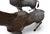 Charcoal Bronze 50-Inch Standing Giraffe Sculptures, a Pair For Sale - Image 8 of 8