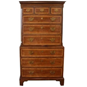 1940s Regency Henredon Portfolio Chest on Chest