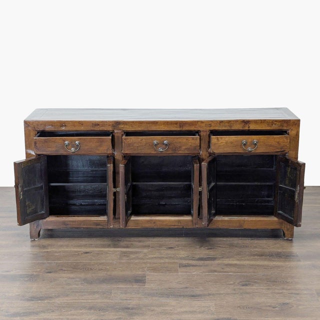 Chinese Rustic Chinese Sideboard For Sale - Image 3 of 10