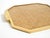 Octagonal Acrylic Glass, Wicker and Brass Serving Tray in the style of Christian Dior, Italy, 1970s For Sale - Image 12 of 18
