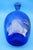 Cobalt Blue Scavo Glass Bottle Vase attributed to Mario Pinzon for Seguso, Italy, 1960s For Sale - Image 15 of 17
