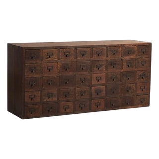 Antique Japanese Pharmacy Sideboard For Sale
