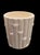 Vintage Ceramic Faux Bamboo White Regency Style Planters Cache Pots- A Pair For Sale In West Palm - Image 6 of 8