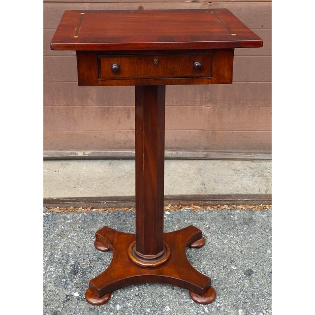 William IV Mahogany Single Drawer Side Table, Circa 1830s For Sale - Image 4 of 11
