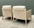 Ecru Vintage Niedermaier Wood and Strap Lounge Chairs - Pair For Sale - Image 8 of 12