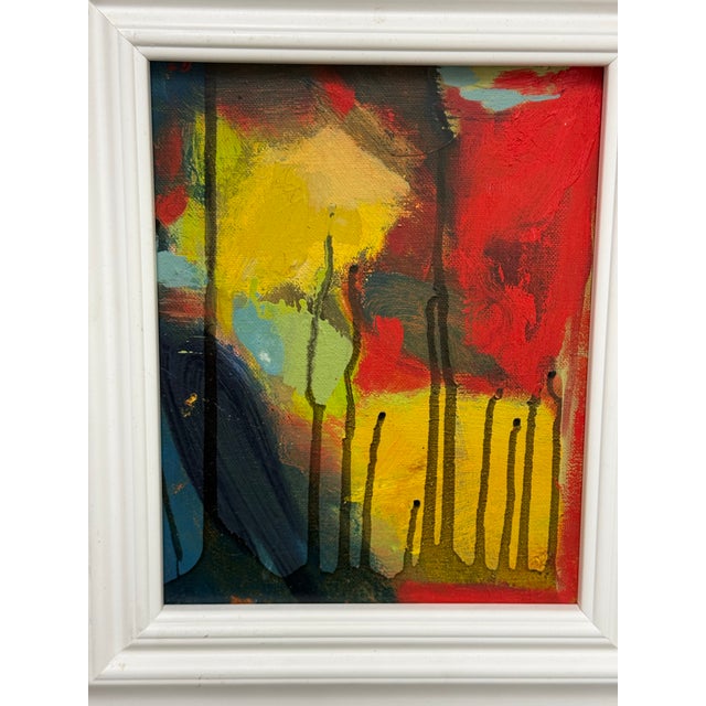 Abstract Bold Composition Painting, Framed For Sale - Image 10 of 12