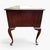 Vintage Sligh Solid Mahogany Queen Anne Writing Desk – Green Leather Top For Sale - Image 6 of 15