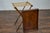 English 19th Century English Tray on Stand Mahogany Side Table with X-Form Base For Sale - Image 3 of 12