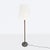 Gray Floor Lamp with Two Light Spots and Original Textile Shade, 1950s For Sale - Image 8 of 8
