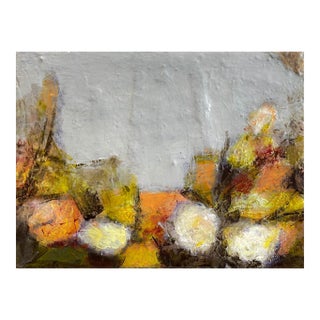 "Dandelion Daze" Original Mixed-Media Abstract on Panel by Zac Woodiel For Sale