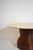 1970s Round Dining Table in Rattan and Travertine, 1970s For Sale - Image 5 of 6