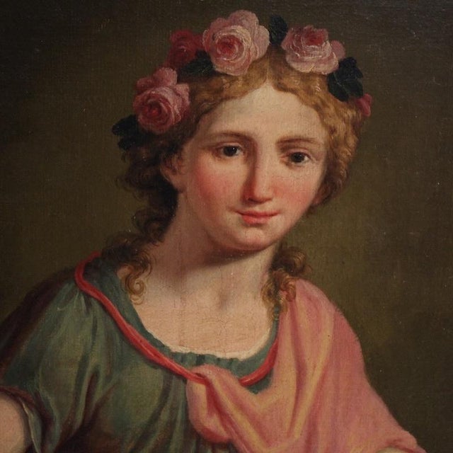 After Giuliano Traballesi, Aurora Triumphing Over Night, 1780, Oil Painting on Canvas For Sale - Image 11 of 16