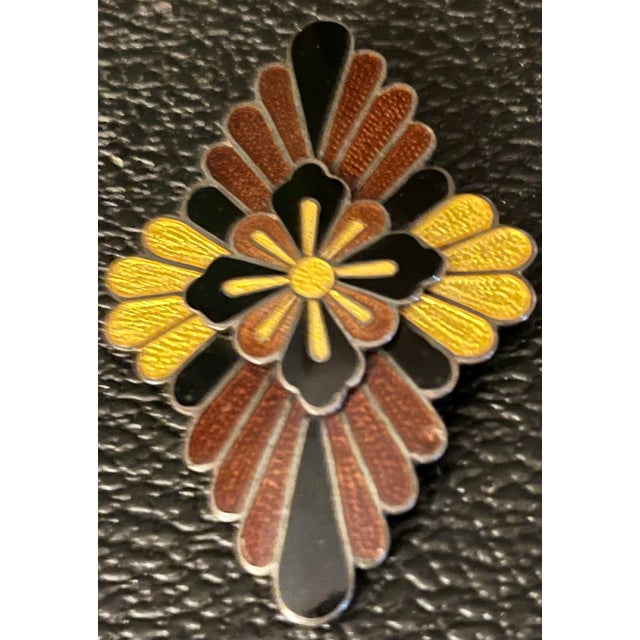 Modern 1950s Margot De Taxco Enamel Jewelry Set For Sale - Image 3 of 10