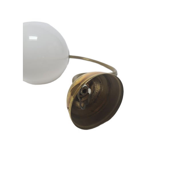 1950s Art Deco Metal Wall Lamp, Poland, 1950s For Sale - Image 5 of 6