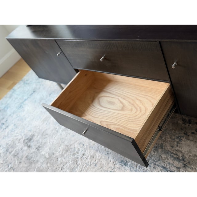 2010s Room & Board Media Console Cabinet For Sale - Image 5 of 10