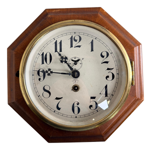 Junghans Vienna Secession Wall Clock by Adolf Loos, 1920s