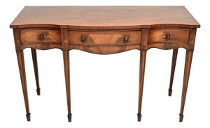 Vintage Georgian Style Inlaid Console Table, 1930