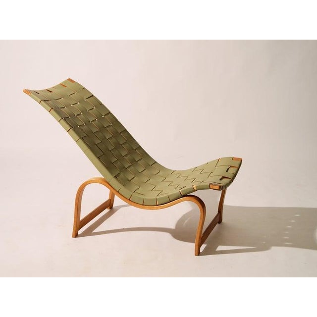 Green Early Bruno Mathsson Model 36 Easy Chair For Sale - Image 8 of 11