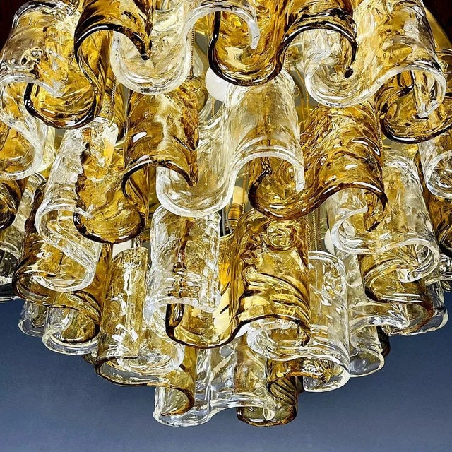 Discover the allure of the past with our absolutely breathtaking vintage Murano glass chandelier, meticulously crafted in...